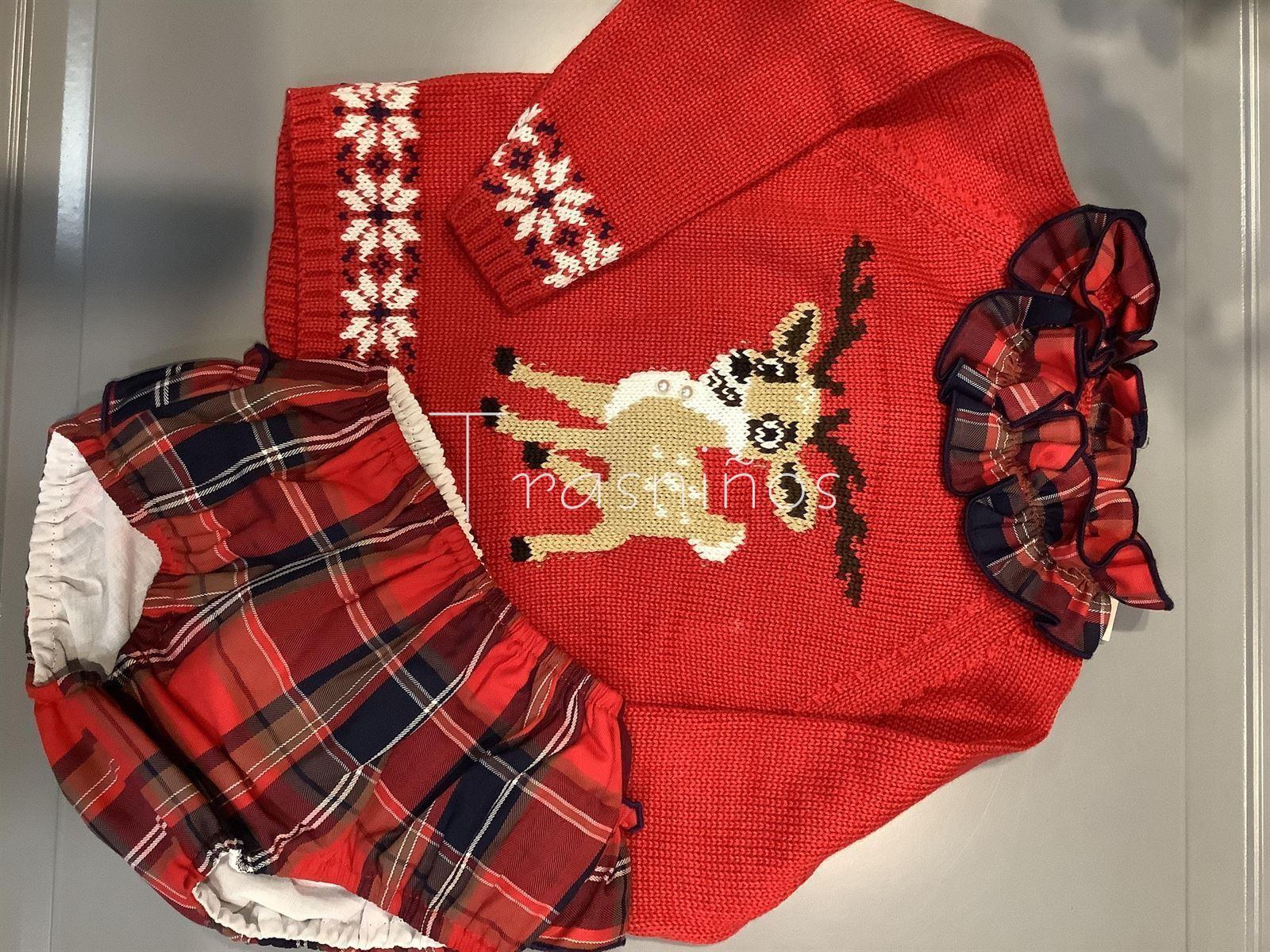 Conjunto Niña Jubón y Cubre Rosa Colección Monino Lolittos